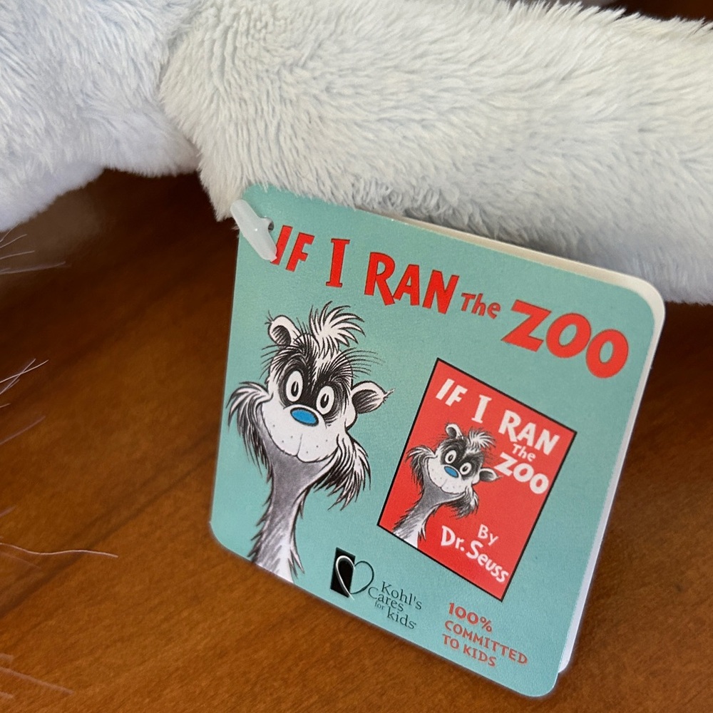 NWT Dr. Seuss if I Ean The Zoo book with plush - Picture 2 of 9
